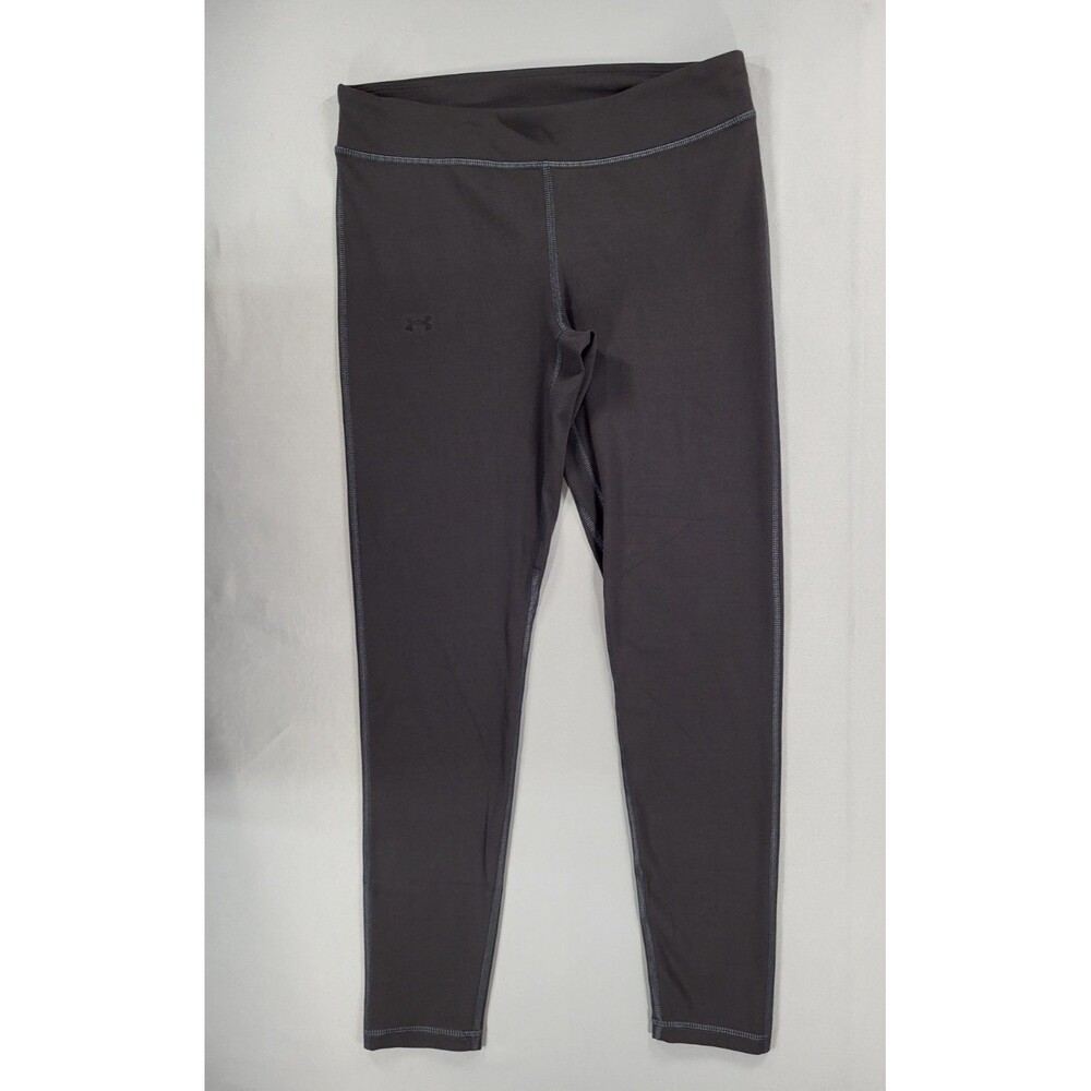 Under Armour Youth Girls HeatGear Leggings Grey Size YLG / Large Activewear